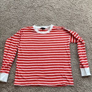 J. Crew Striped Long Sleeve Shirt